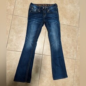 Rock Revival Dark Blue Boot Cut Jeans